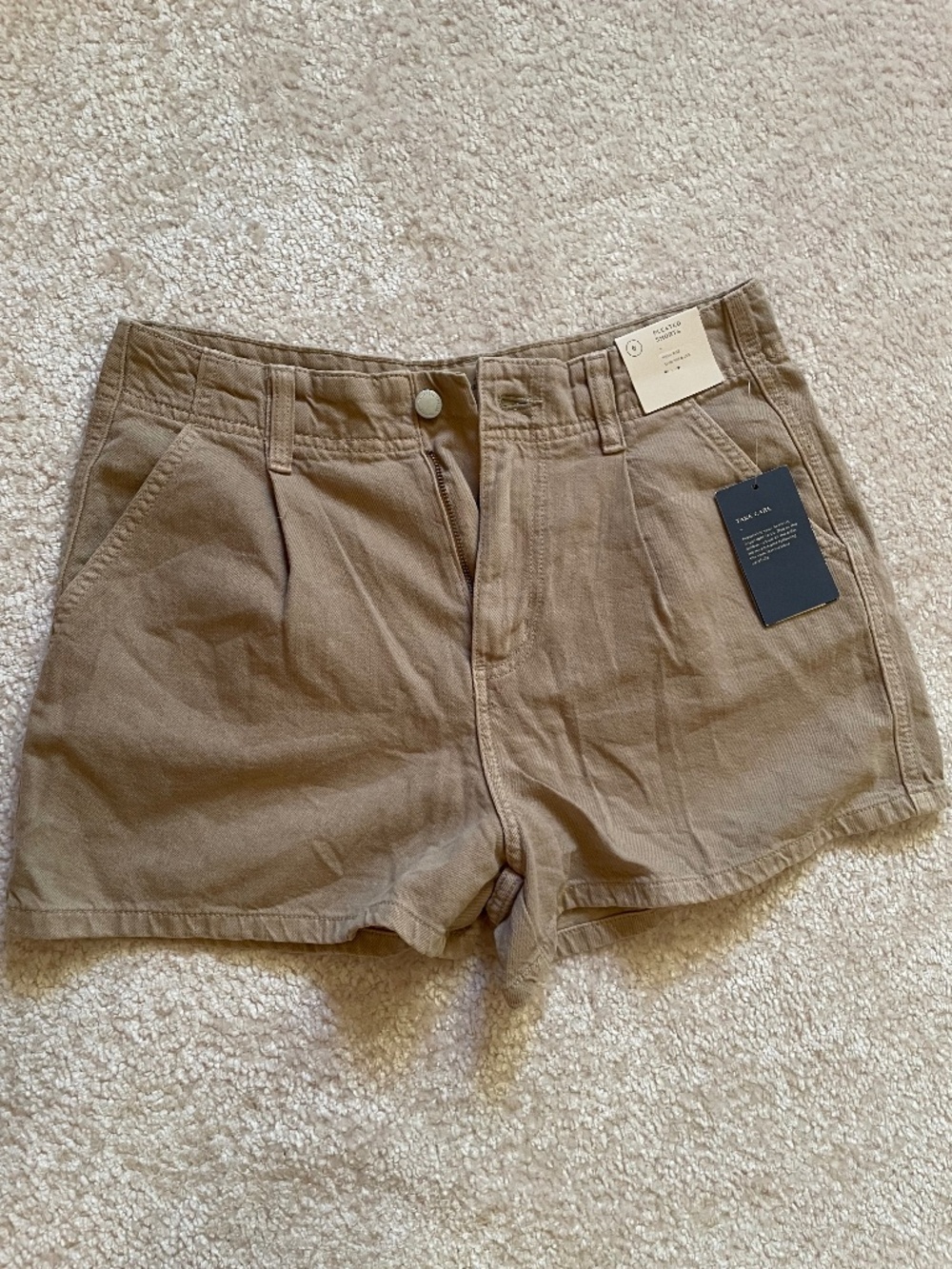 Denim shorts size 6